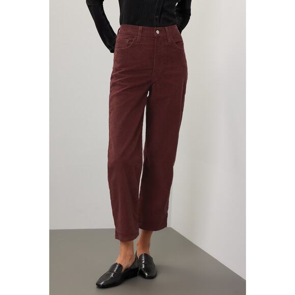 Levi's Red Maroon Denim Style High-Waisted Ribcage Ankle Jeans Size W32 L27 - Picture 2 of 16